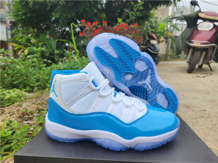 Men's Running weapon Air Jordan 11 Blue/White Shoes 059 Men's Running weapon Air Jordan 11 Blue/White Shoes 059